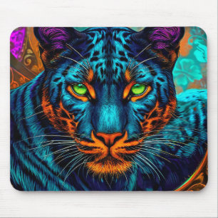 Tapis De Souris Panthère Colorée