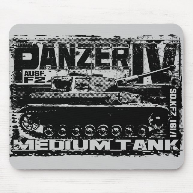 Tapis De Souris Panzer IV Mousepad (Devant)