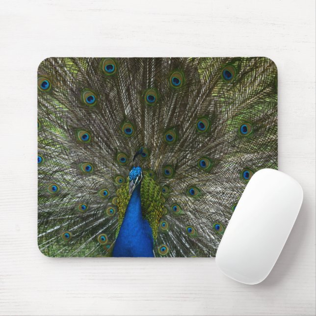 Tapis De Souris Paon de Kauai (Avec souris)