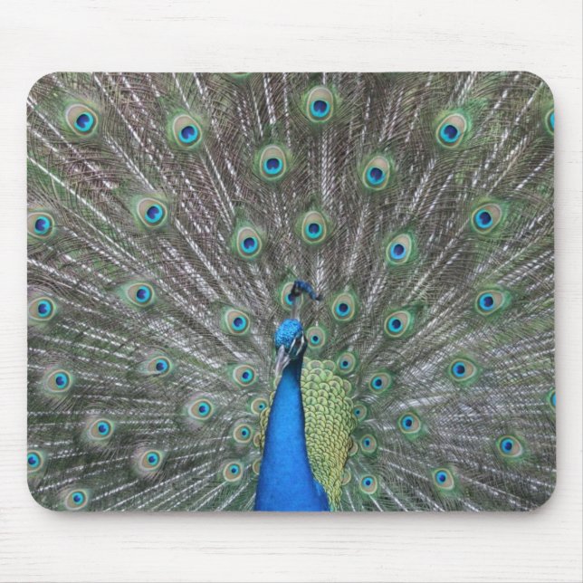 Tapis De Souris Paon Mousepad (Devant)