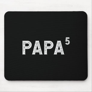 Tapis De Souris Papa 5 Pour Grand-Père Avec 5 Petits-Enfants