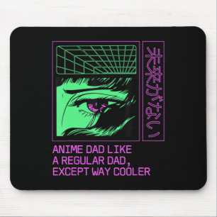 Tapis De Souris Papa Anime Comme un Papa Régulier Manga Fête des P