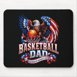 Tapis De Souris Papa basket-ball rétro américain