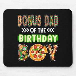 Tapis De Souris Papa bonus de l'anniversaire du garçon amateur de