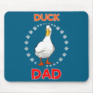 Tapis De Souris Papa canard drôle Amateur de canard Papa canard dr