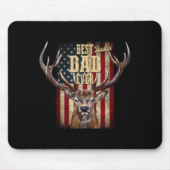 Tapis De Souris Papa Chasseur de toujours (Devant)