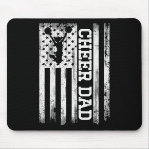 Tapis De Souris Papa cheerleader drapeau américain cheerleader reb