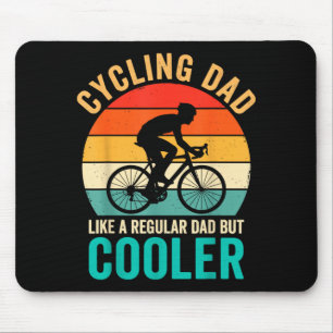 Tapis De Souris Papa cycliste comme un régulier mais vélo plus coo