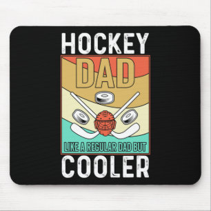 Tapis De Souris Papa de hockey - Hockey sur glace Joueur de hockey