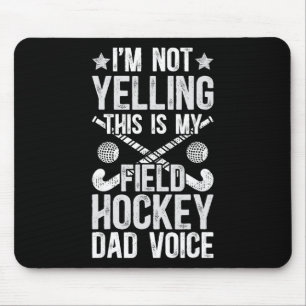 Tapis De Souris Papa de hockey sur gazon Voix Papa d'un joueur de