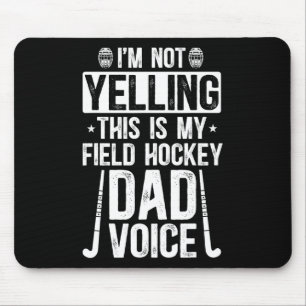Tapis De Souris Papa de hockey sur gazon Voix Papa d'un joueur de