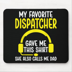 Tapis De Souris Papa de répartiteur 911 - Mon répartiteur préféré