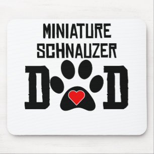 Tapis De Souris Papa de Schnauzer miniature