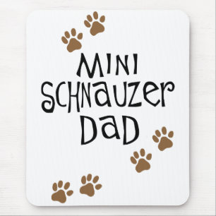 Tapis De Souris Papa de Schnauzer miniature