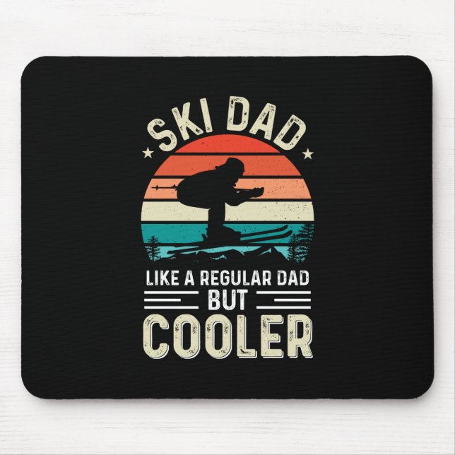 Tapis De Souris Papa de ski (Devant)