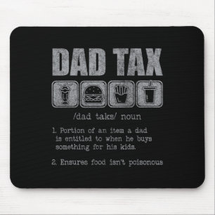 Tapis De Souris Papa Définition de l'impôt Drôle papa de farces fi