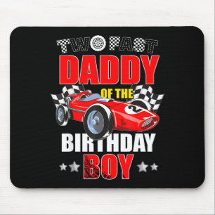 Tapis De Souris Papa des deux garçons rapides de 2 ans pour voitur