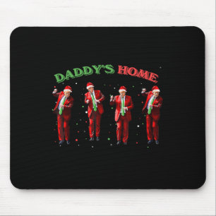 Tapis De Souris Papa drôle Ho Ho Maison Trump Danse Père Noël C