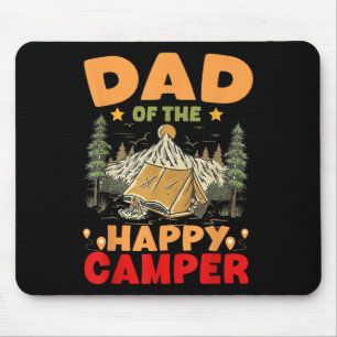Tapis De Souris Papa du campeur heureux premier anniversaire campi