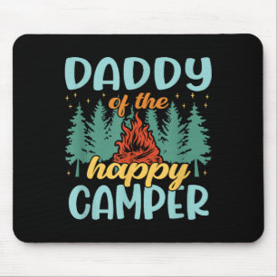 Tapis De Souris Papa du campeur heureux premier anniversaire campi