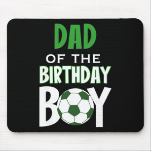 Tapis De Souris Papa du garçon qui fête son anniversaire Maman foo