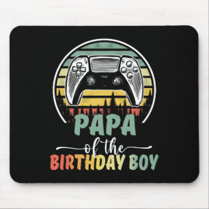 Tapis De Souris Papa Du Joueur Vidéo Enfant Anniversaire Correspon
