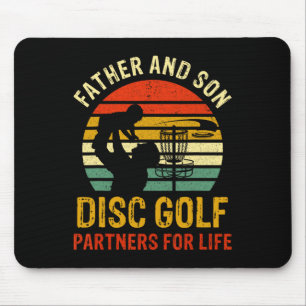 Tapis De Souris Papa Et Son Disc Partenaires De Golf Pour Pères De