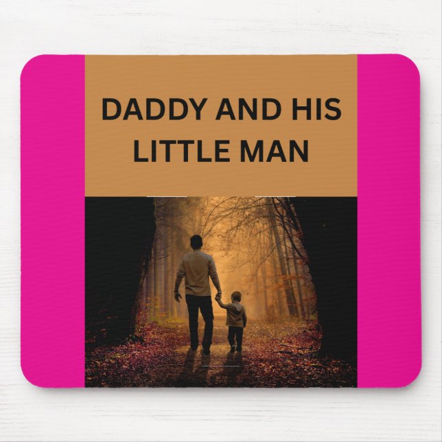 TAPIS DE SOURIS PAPA ET SON PETIT HOMME (Devant)