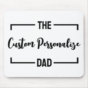 Tapis De Souris Papa Fête des pères père anniversaire papa coutume