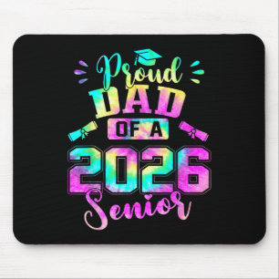 Tapis De Souris Papa fier 2026 Diplôme de fin d'études supérieures