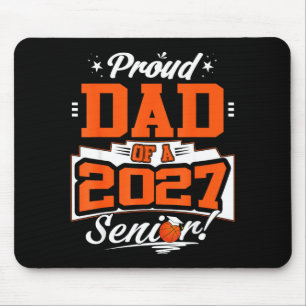 Tapis De Souris Papa fier d'une promotion de basket-ball de 2026