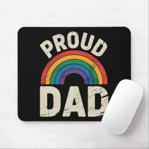 Tapis De Souris Papa fier LGBTQ Fierté gay Fierté LGBT allié Fête 