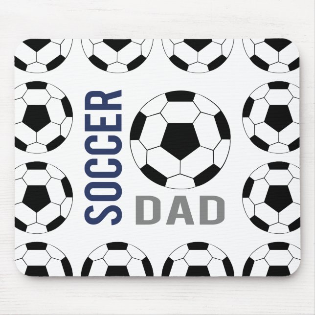 Tapis de souris Papa footballeur (Devant)