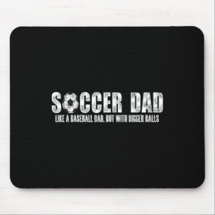 Tapis De Souris Papa footballeur comme un papa baseball mais avec