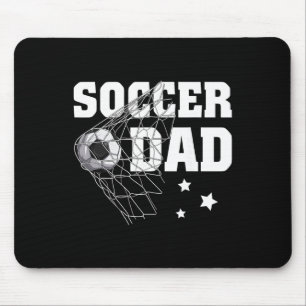 Tapis De Souris Papa Footballeur Drôle Papa Football Sport Fan Ama