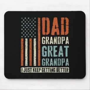 Tapis De Souris Papa Grand-père Arrière-grand-père 