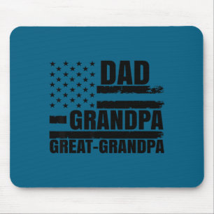 Tapis De Souris Papa Grand-père Arrière-grand-père Conception Usa