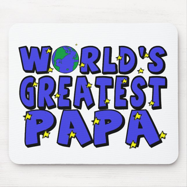 Tapis De Souris Papa le plus génial du monde (Devant)