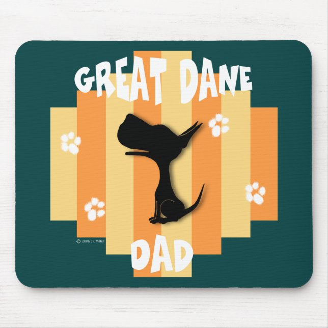 Tapis De Souris Papa Mousepad de great dane (Devant)