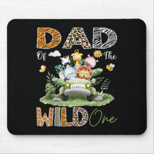 Tapis De Souris Papa Of The Wild One Safari Camion 1er anniversair
