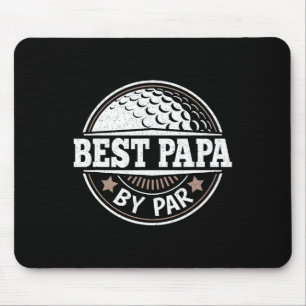 Tapis De Souris Papa Par Par Joueur De Golf Vintage Papa Papa Père