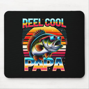 Tapis De Souris Papa pêcheur Papa pêcheur super papa pêcheur Papa