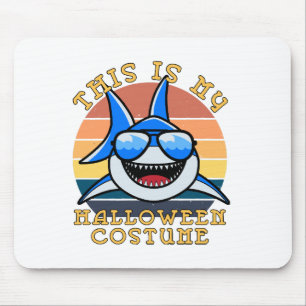Tapis De Souris Papa Requin Soleil Couchant Épouvantable Drôle