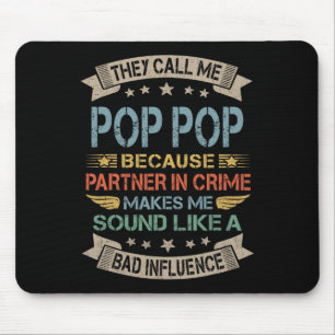 Tapis De Souris Papa Rock N Roll Vintage Rétro Guitare Fête Des Pè
