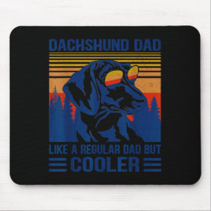 Tapis De Souris Papa teckel vintage comme un papa normal mais plus
