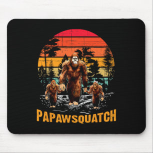 Tapis De Souris Papaw Squatch Funny Bigfoot Papa Sasquatch Yeti Re