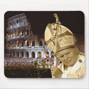 Tapis De Souris Pape Jean Paul II bénissant Mousepad
