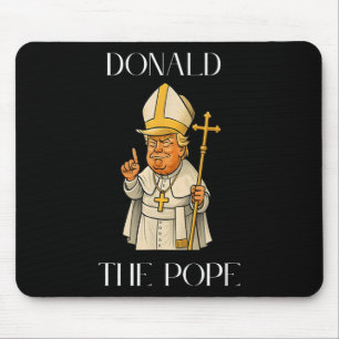 Tapis De Souris Pape Trump Drôle Trump Vatican Chrétien Rétro Chu