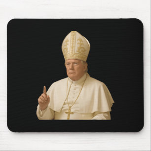 Tapis De Souris Pape Trump Drôle Trump Vatican Chrétien Rétro Chu