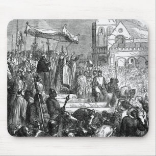 Tapis De Souris Pape Urban II prêchant la première croisade